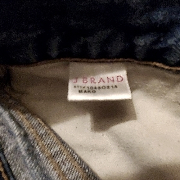 J Brand Roll Cuff Low Rise Cutoff Denim Jean Shorts Sz 26 - Picture 3 of 6